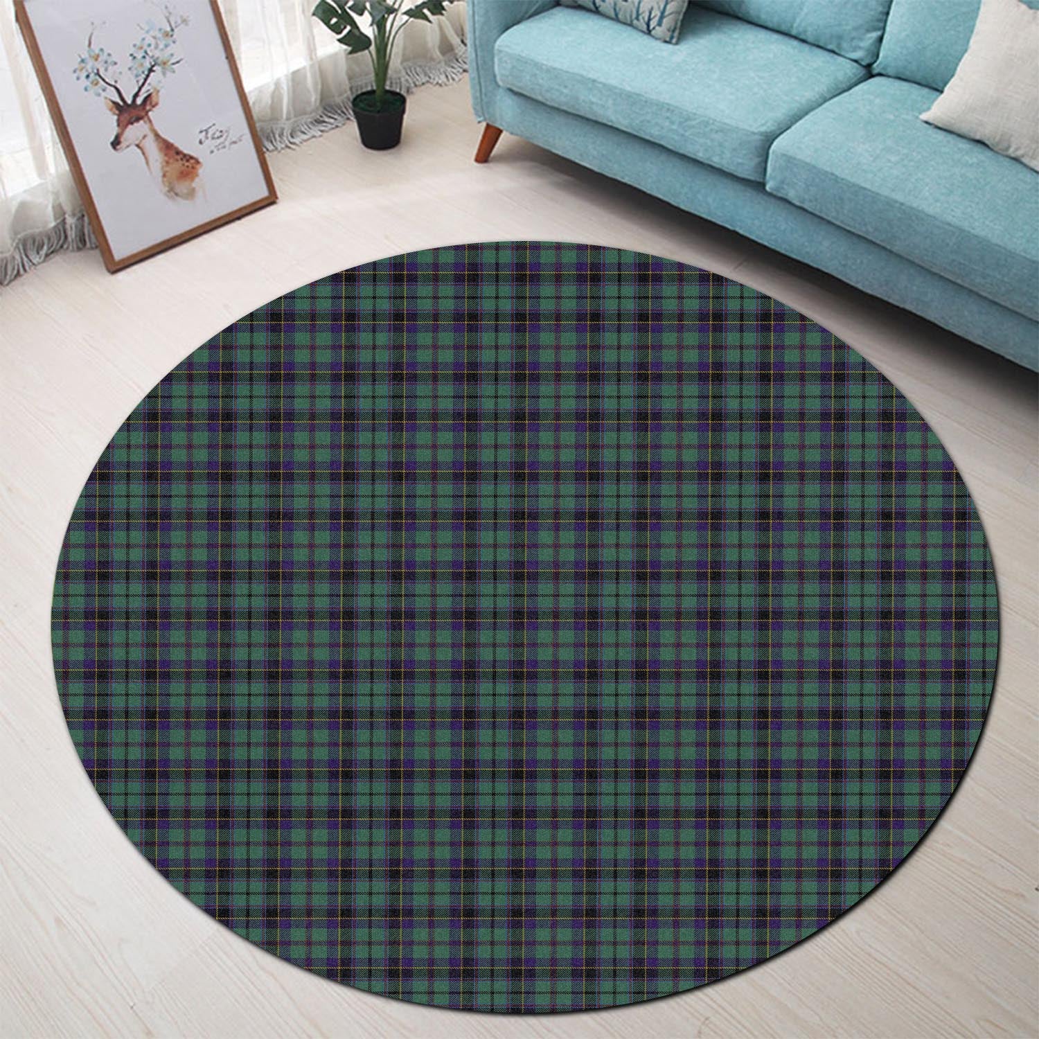 Stephenson (Stevenson) Tartan Round Rug - Tartan Vibes Clothing