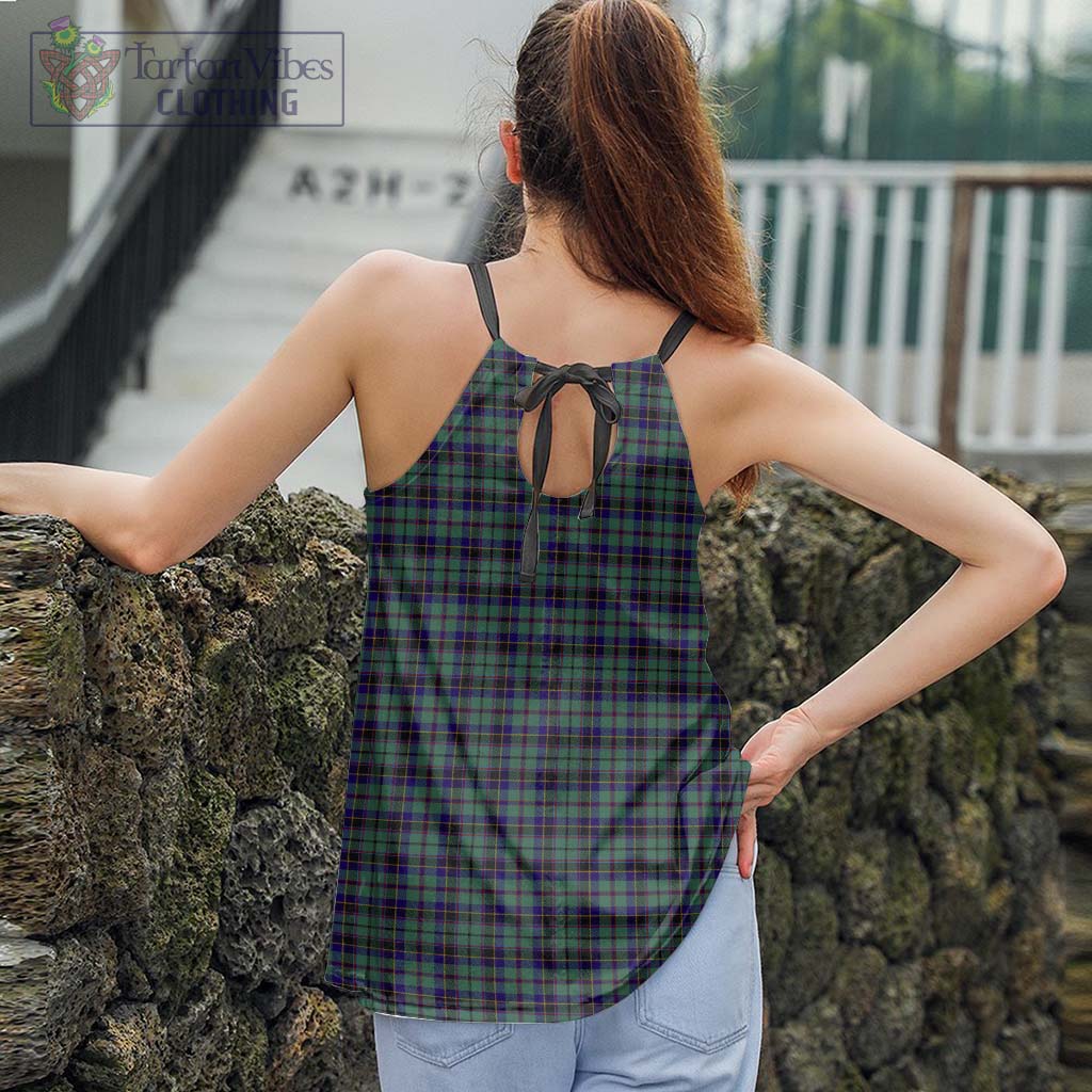 Stephenson (Stevenson) Tartan Loose Halter Neck Camisole - Tartan Vibes Clothing
