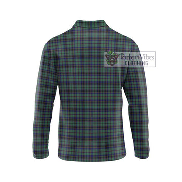 Stephenson (Stevenson) Tartan Long Sleeve Polo Shirt with Family Crest DNA In Me Style - Tartan Vibes Clothing