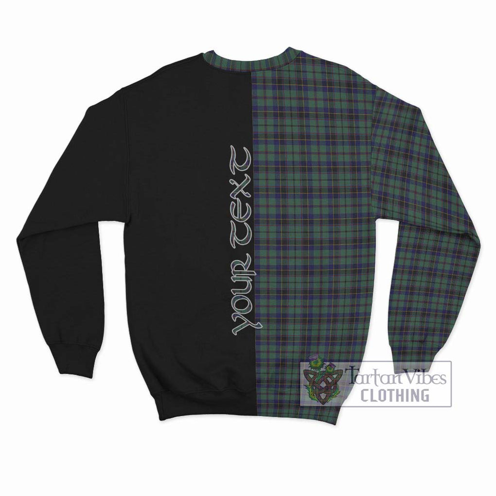 Stephenson (Stevenson) Tartan Sweatshirt with Family Crest and Half Of Me Style - Tartan Vibes Clothing