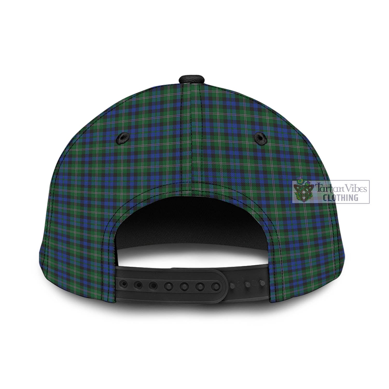 Tartan Vibes Clothing Stephenson Hunting Tartan Classic Cap with Family Crest In Me Style
