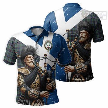Stephenson (Stevenson) Tartan Polo Shirt with Family Crest Scottish Bagpiper Vibes Kid - Tartan Vibes Clothing