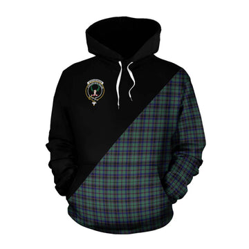 Stephenson (Stevenson) Tartan Cotton Hoodie with Family Crest and Military Logo Style Pullover Hoodie XS - Tartan Vibes Clothing