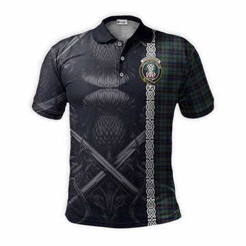 Stephenson (Stevenson) Tartan Polo Shirt with Family Crest Cross Sword Thistle Celtic Vibes Kid - Tartan Vibes Clothing