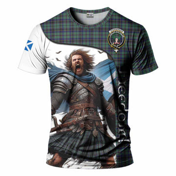 Stephenson (Stevenson) Crest Tartan T-Shirt Inspired by the Freedom of Scottish Warrior Kid's Shirt - Tartan Vibes Clothing