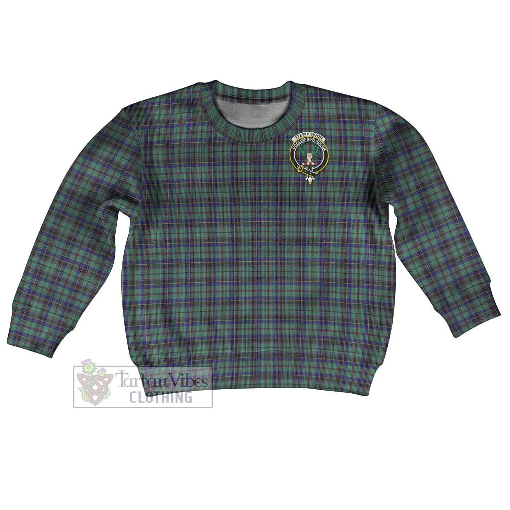 Stephenson (Stevenson) Tartan Kid Ugly Sweater with Family Crest Kid - Tartan Vibes Clothing