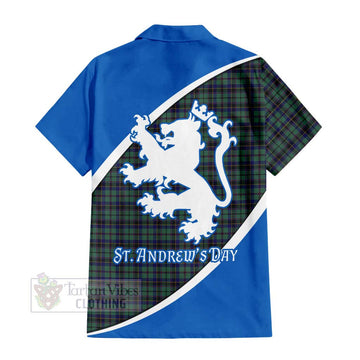Stephenson (Stevenson) Family Crest Tartan Hawaiian Shirt Celebrate Saint Andrew's Day in Style - Tartan Vibes Clothing