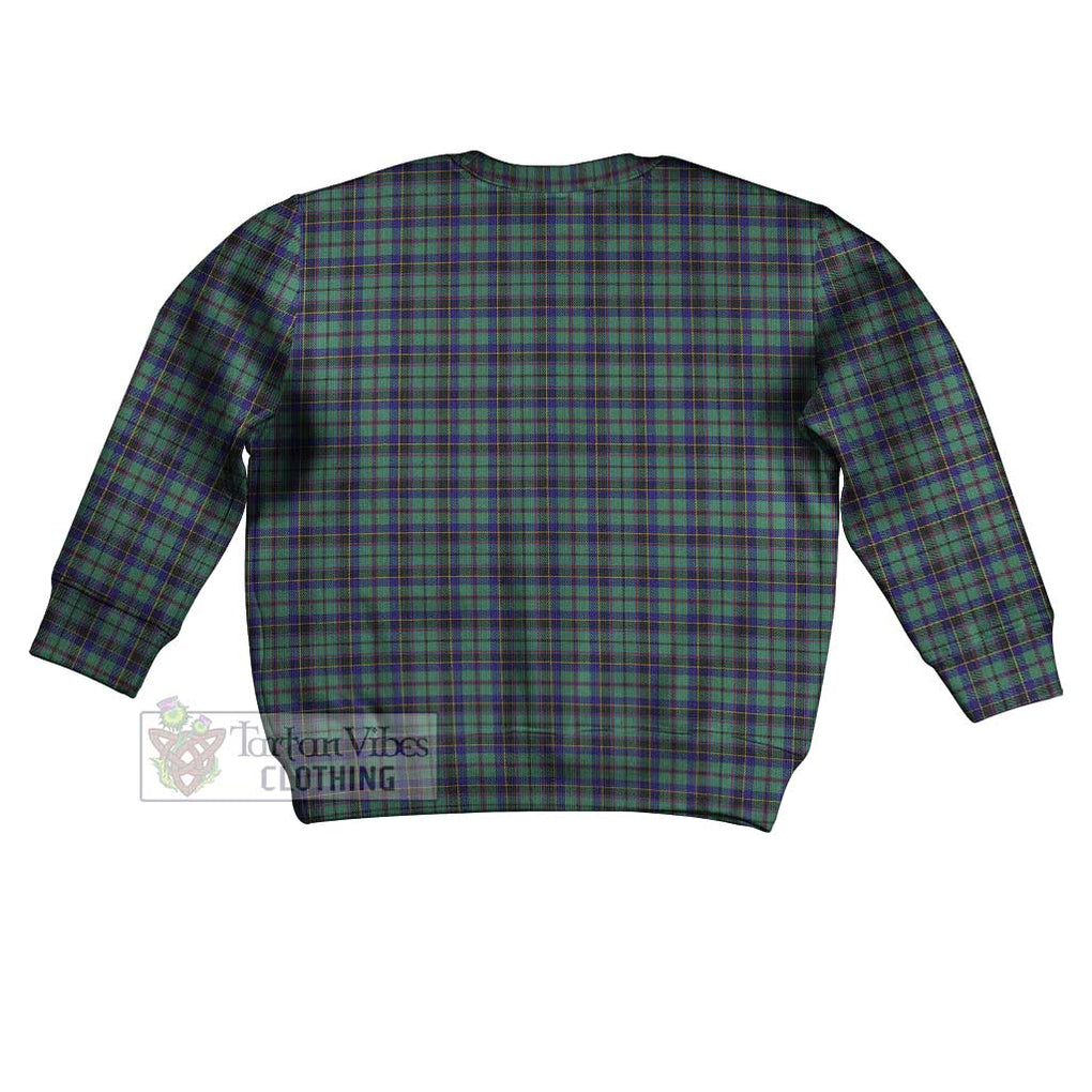 Stephenson (Stevenson) Tartan Kid Ugly Sweater with Family Crest - Tartan Vibes Clothing