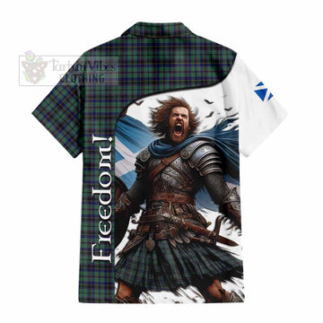 Stephenson (Stevenson) Crest Tartan Hawaiian Shirt Inspired by the Freedom of Scottish Warrior - Tartan Vibes Clothing