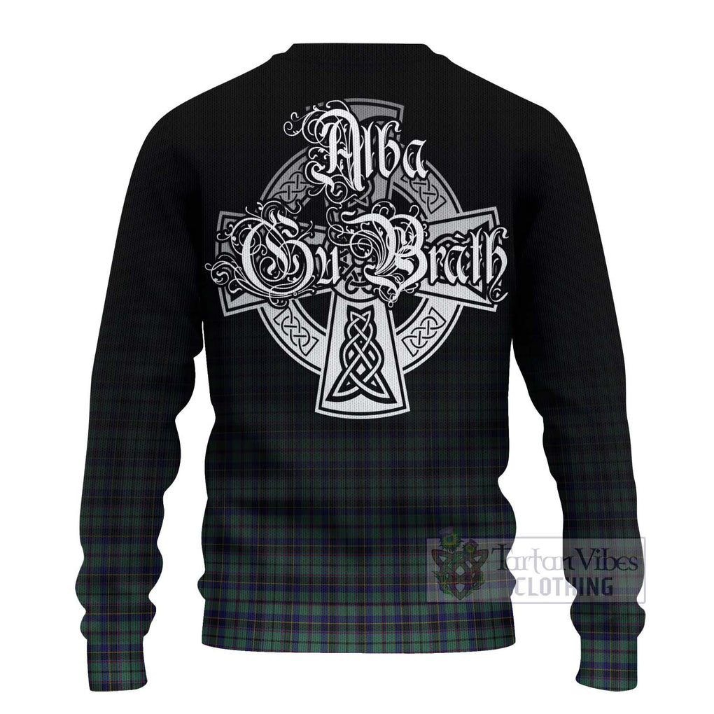Stephenson (Stevenson) Tartan Ugly Sweater Featuring Alba Gu Brath Family Crest Celtic Inspired - Tartan Vibes Clothing