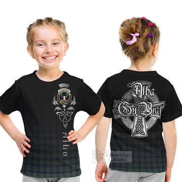 Stephenson (Stevenson) Tartan Kid T-Shirt Featuring Alba Gu Brath Family Crest Celtic Inspired - Tartan Vibes Clothing