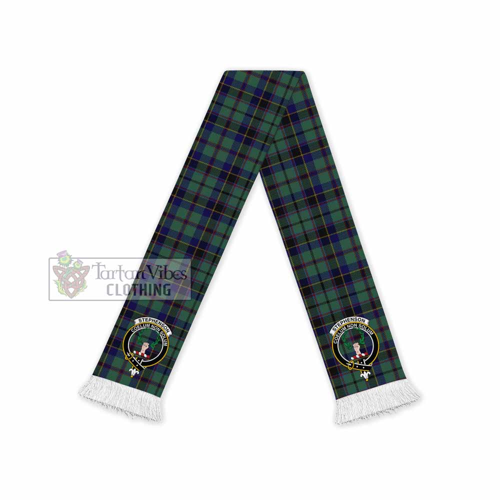 Stephenson (Stevenson) Tartan Ruffneck Scarf with Family Crest - Tartan Vibes Clothing