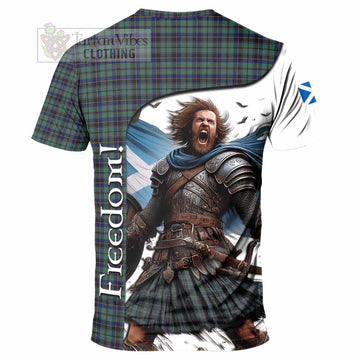 Stephenson (Stevenson) Crest Tartan T-Shirt Inspired by the Freedom of Scottish Warrior - Tartan Vibes Clothing