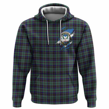 Stephenson (Stevenson) Clan Crest In Me Tartan Hoodie Scotland Flag Style