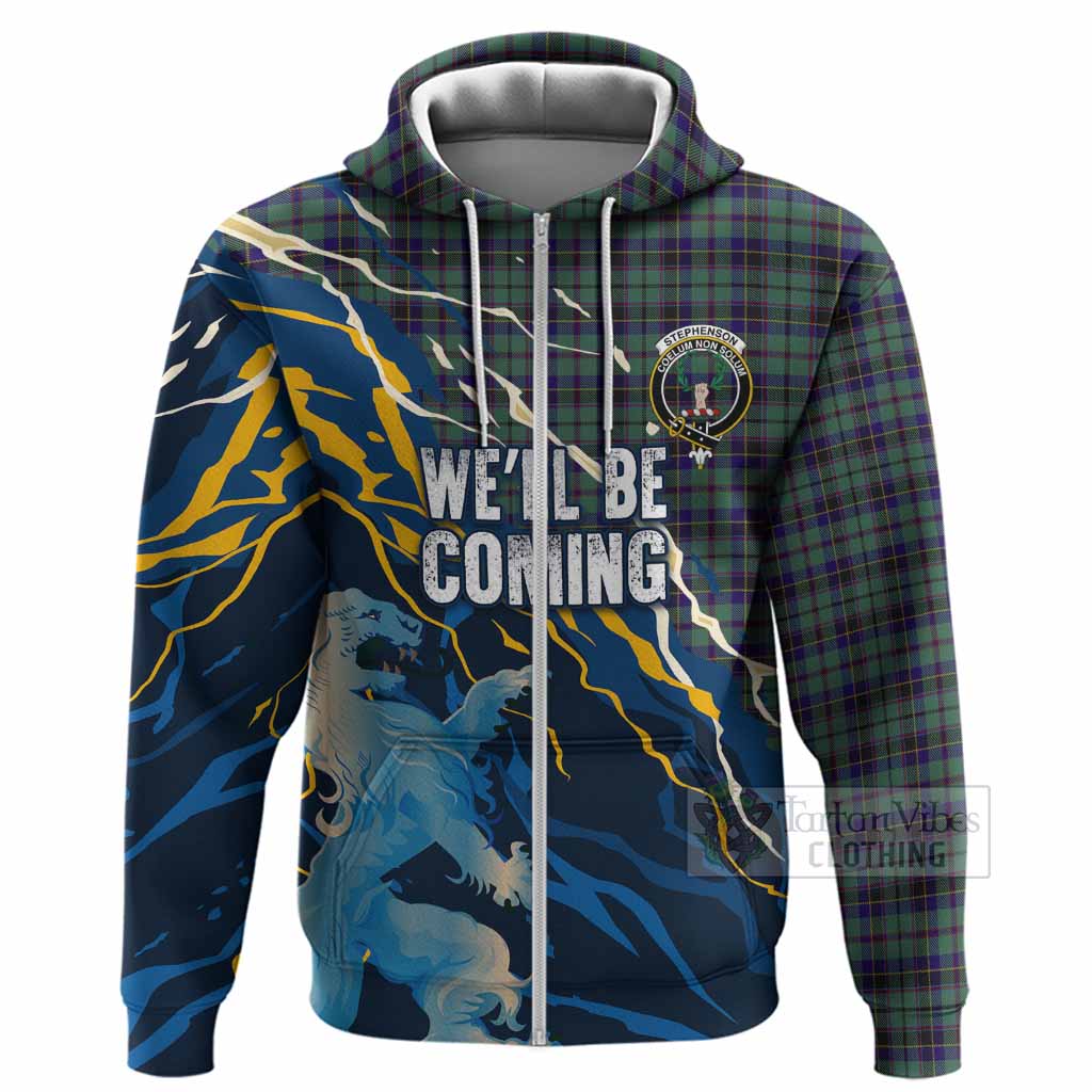 Stephenson (Stevenson) Scotland Tartan Hoodie WC2026 Football - We'll Be Coming