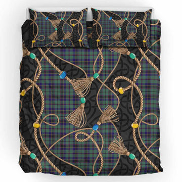 Stephenson (Stevenson) Scottish Tartan Twisted Ropes Stylized Bedding Set UK Bedding Set UK King 91*87 inch - Tartan Vibes Clothing