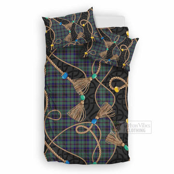 Stephenson (Stevenson) Scottish Tartan Twisted Ropes Stylized Bedding Set UK Bedding Set UK Double 79*79 inch - Tartan Vibes Clothing