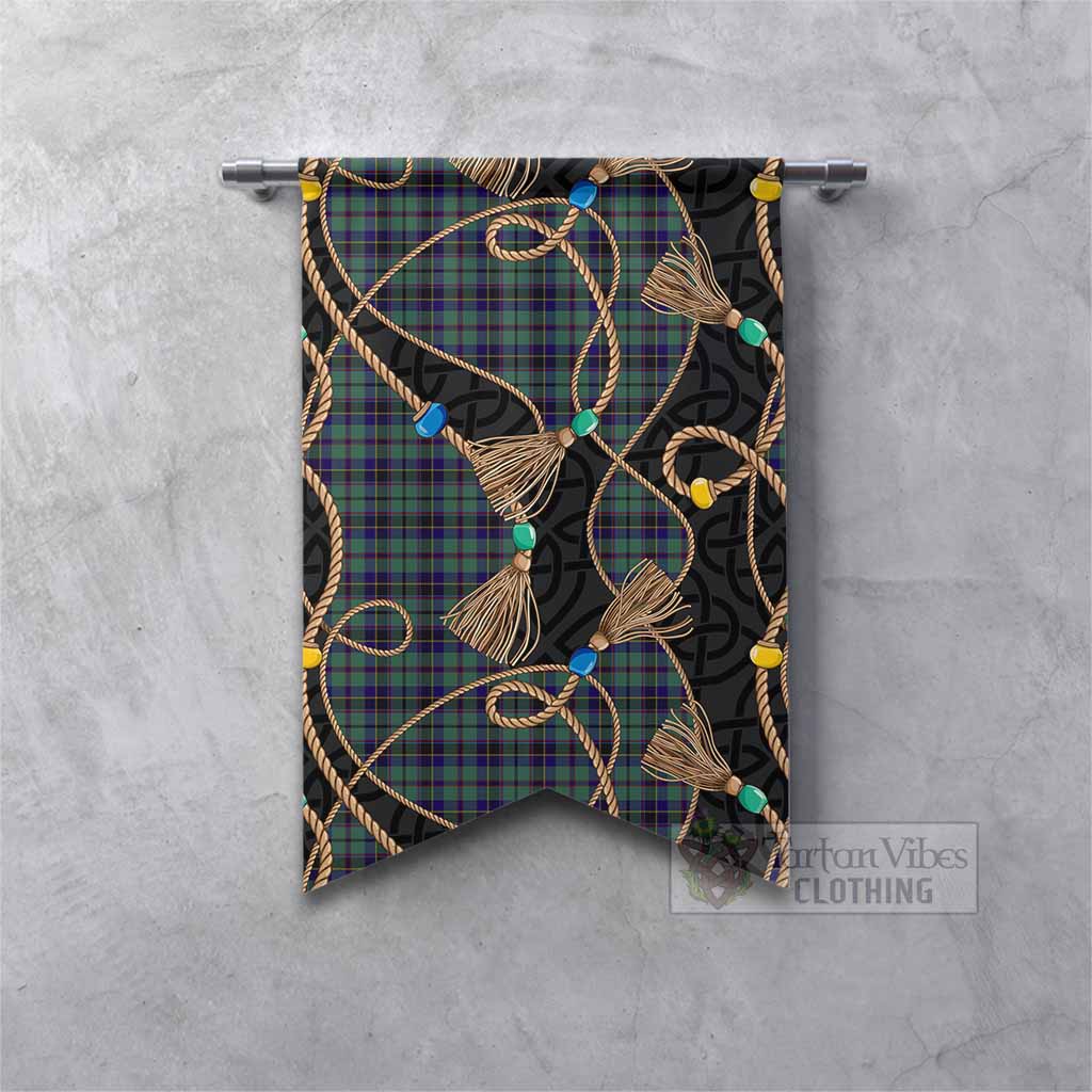 Stephenson (Stevenson) Scottish Tartan Twisted Ropes Stylized Gonfalon Fishtail - Tartan Vibes Clothing