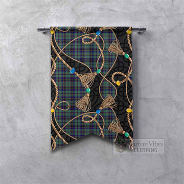 Stephenson (Stevenson) Scottish Tartan Twisted Ropes Stylized Gonfalon Fishtail - Tartan Vibes Clothing