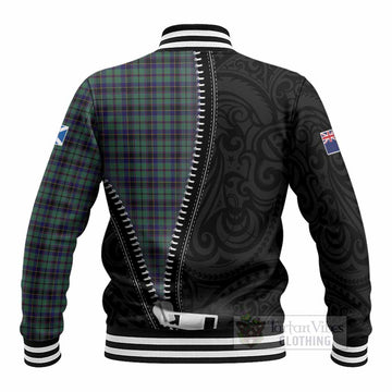 Stephenson (Stevenson) Tartan Baseball Jacket New Zealand Pattern Unique Zipper Stylized