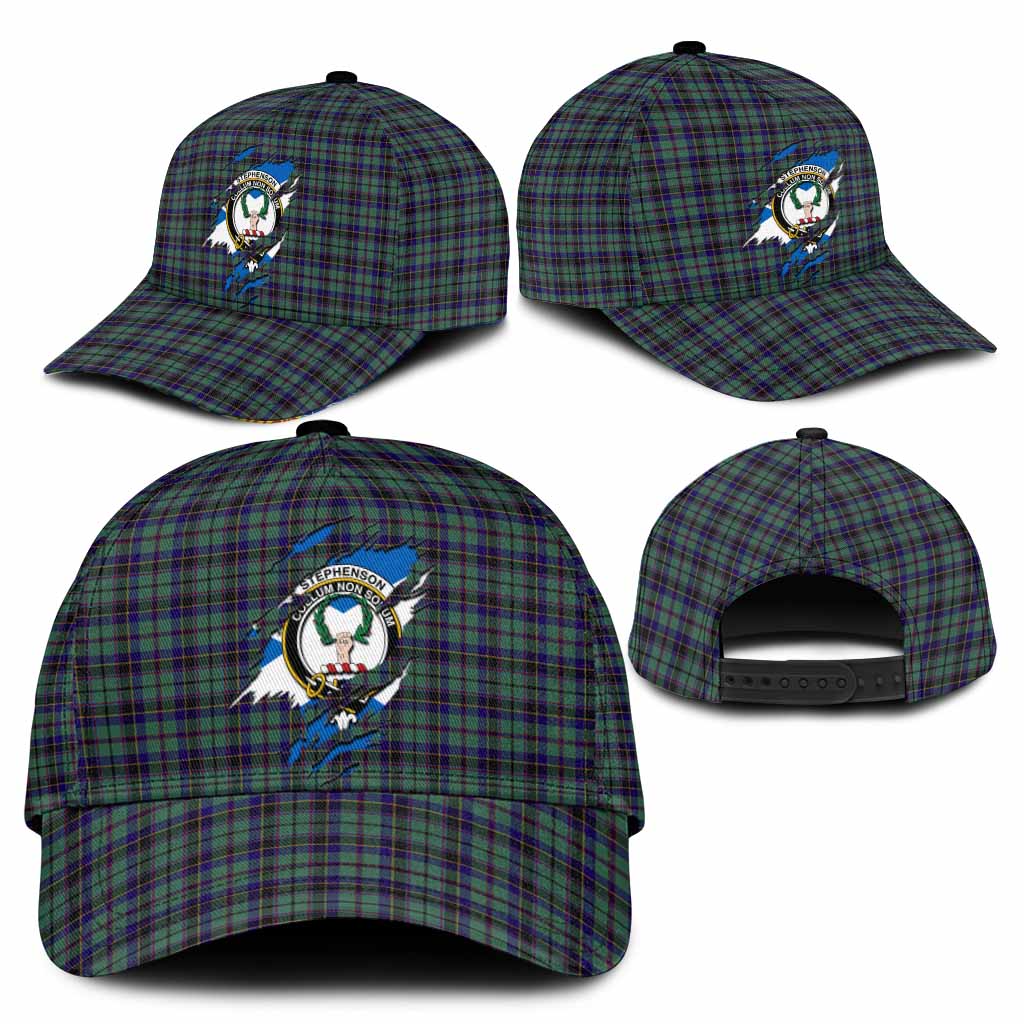 Stephenson (Stevenson) Tartan Classic Cap with Family Crest In Me Style