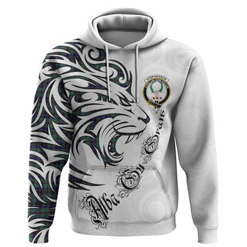 Stephenson (Stevenson) Tartan Lion Roar Hoodie Alba Gu Brath with Celtic Motifs