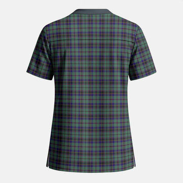 Stephenson (Stevenson) Tartan Scrub Top - Tartan Vibes Clothing