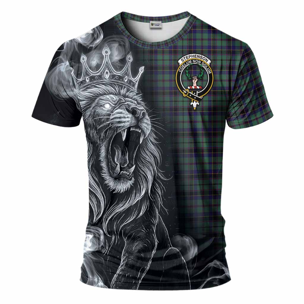 Stephenson (Stevenson) Tartan T-Shirt Roaring Lion Heritage