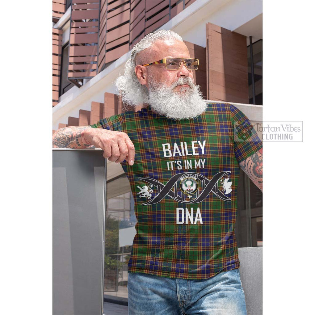 Tartan Vibes Clothing Stevenson Tartan Cotton T-shirt with Family Crest DNA In Me Style