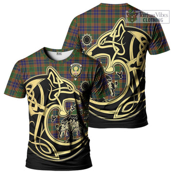 Stevenson Tartan T-Shirt with Family Crest Celtic Wolf Style Kid's Shirt - Tartan Vibes Clothing