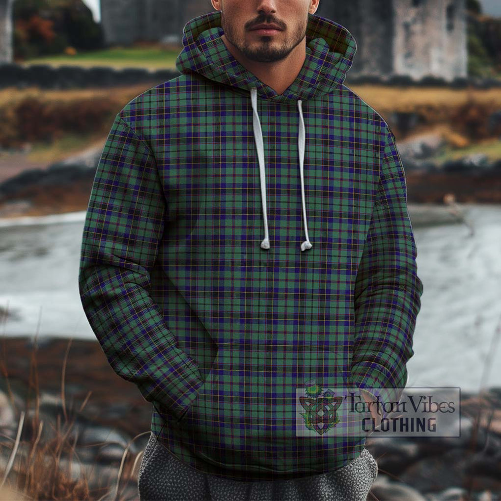 Stevenson Tartan Cotton Hoodie Pullover Hoodie XS - Tartan Vibes Clothing