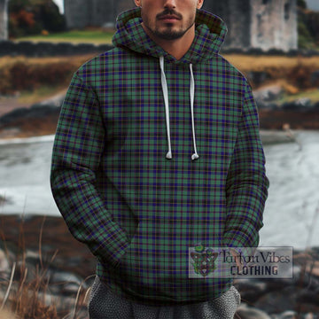 Stevenson Tartan Cotton Hoodie Pullover Hoodie XS - Tartan Vibes Clothing