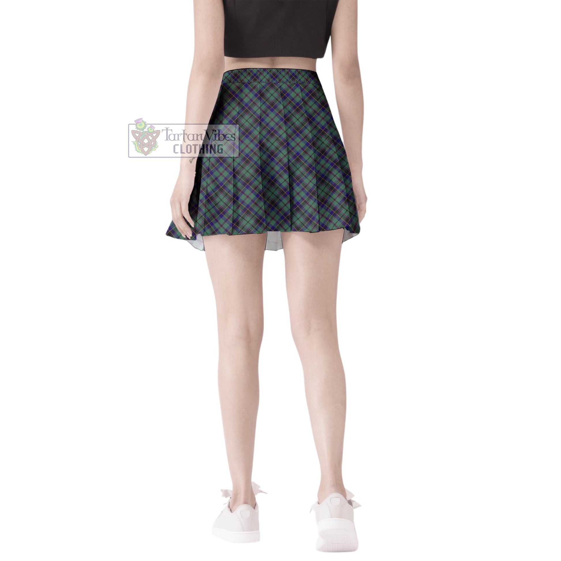 Tartan Vibes Clothing Stevenson Tartan Women's Plated Mini Skirt