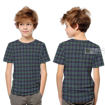 Stevenson Tartan Kid T-Shirt - Tartanvibesclothing Shop
