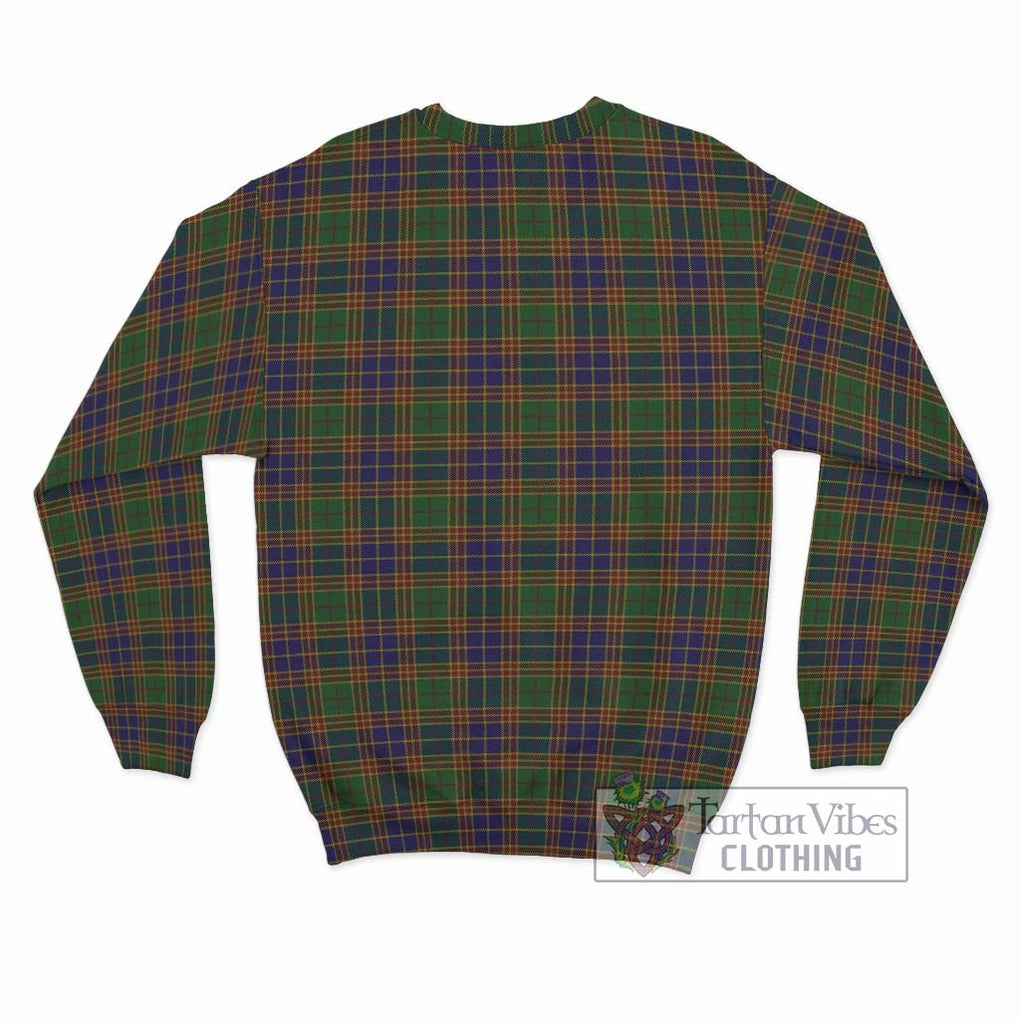 Stevenson Tartan Sweatshirt with Family Crest DNA In Me Style - Tartanvibesclothing Shop