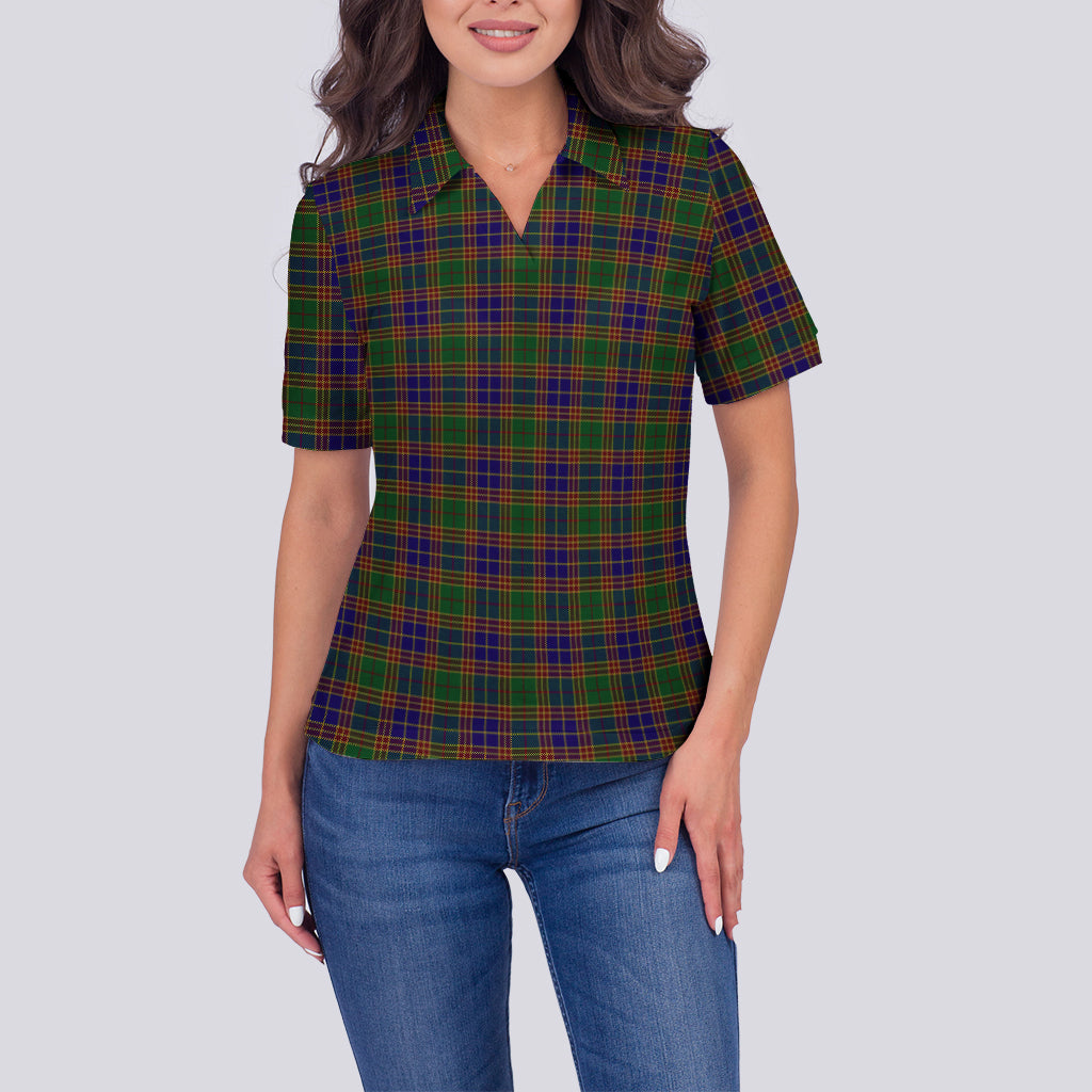 stevenson-tartan-polo-shirt-for-women