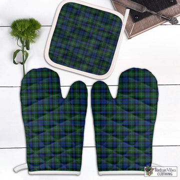 Stevenson Hunting Tartan Combo Oven Mitt & Pot-Holder Combo 1 Oven Mitt & 1 Pot-Holder White - Tartan Vibes Clothing
