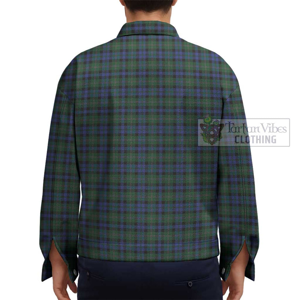 Stevenson Hunting Tartan Unisex Lapel Cotton Jacket - Tartan Vibes Clothing