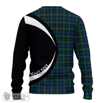 Stevenson Hunting Tartan Knitted Sweater with Family Crest Circle Style - Tartan Vibes Clothing