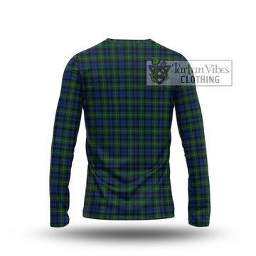 Stevenson Hunting Tartan Long Sleeve T-Shirt with Family Crest DNA In Me Style - Tartanvibesclothing Shop