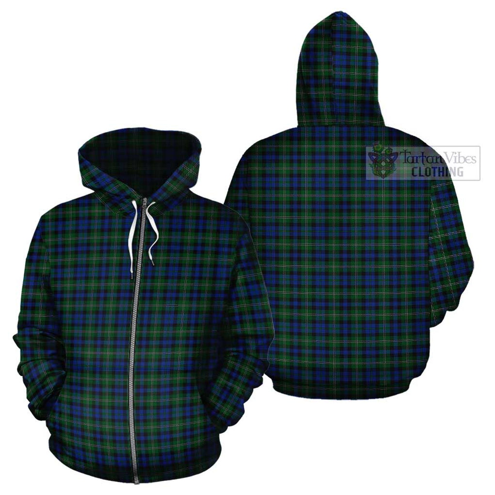 Stevenson Hunting Tartan Cotton Hoodie Zip Hoodie - Tartan Vibes Clothing