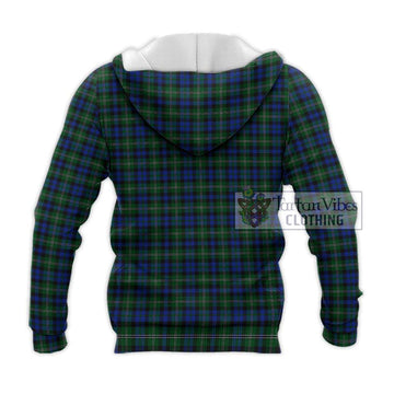 Stevenson Hunting Tartan Knitted Hoodie with Family Crest DNA In Me Style - Tartanvibesclothing Shop