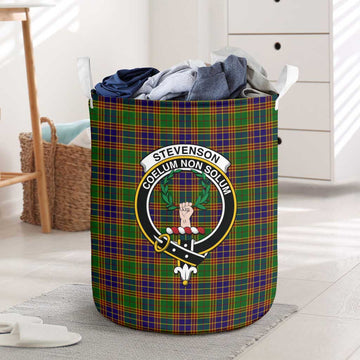 Stevenson Old Tartan Laundry Basket with Family Crest