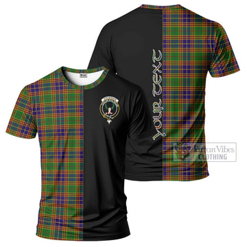 Stevenson Old Tartan T-Shirt with Family Crest and Half Of Me Style Kid's Shirt - Tartanvibesclothing Shop