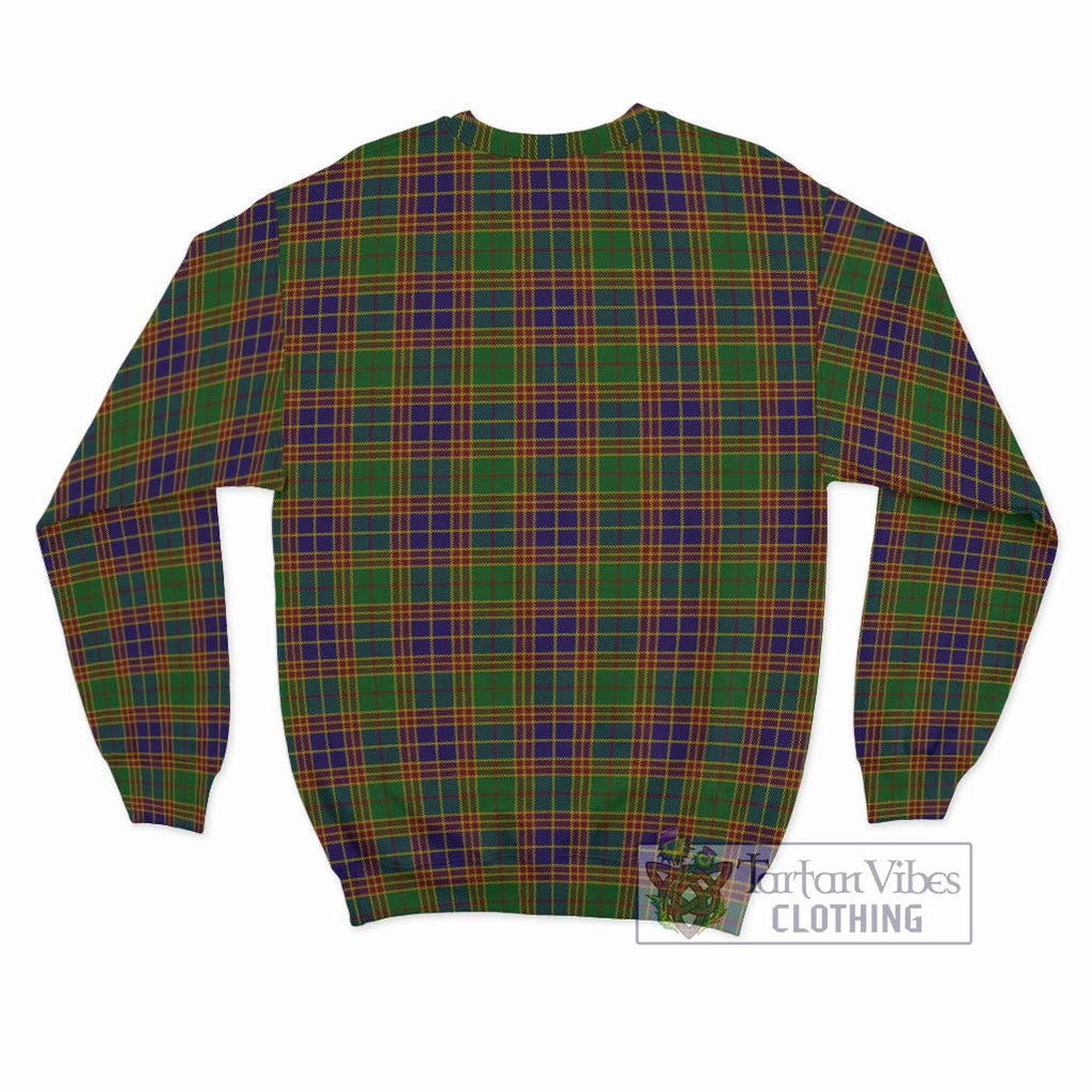 Stevenson Old Tartan Sweatshirt with Family Crest DNA In Me Style - Tartanvibesclothing Shop