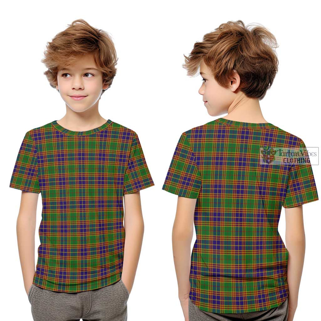 Stevenson Old Tartan Kid T-Shirt - Tartanvibesclothing Shop