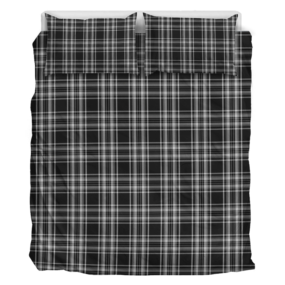 stewart-black-and-white-tartan-bedding-set