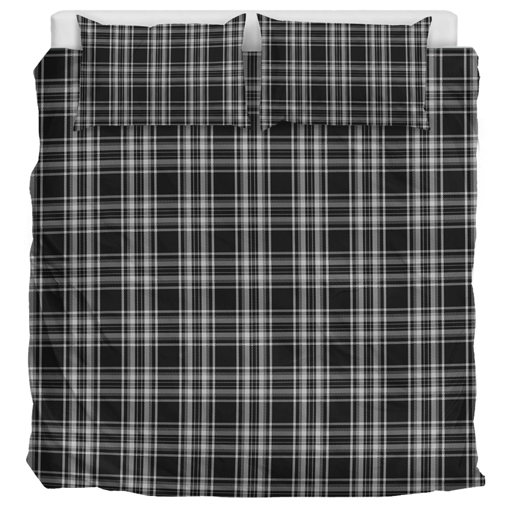 stewart-black-and-white-tartan-bedding-set