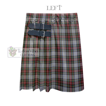 Stewart Dress Tartan Men's Pleated Skirt - Fashion Casual Retro Scottish Kilt Style