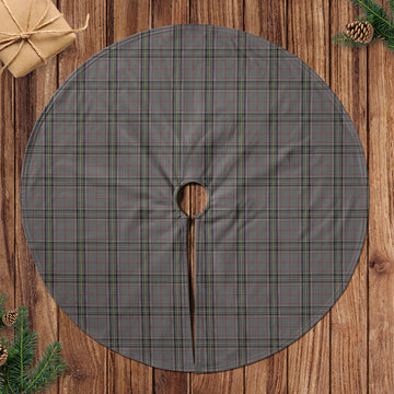 Stewart Grey Tartan Christmas Tree Skirt